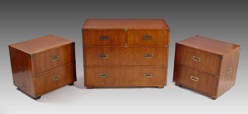 HENREDON CAMPAIGN STYLE CHEST AND b9717