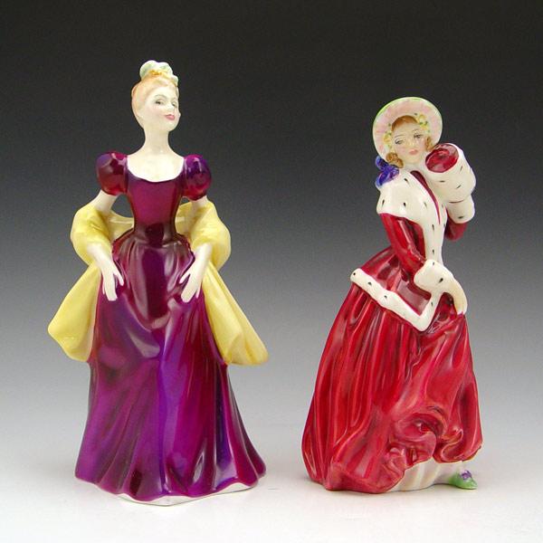 ROYAL DOULTON LORETTA CHRISTMAS b977a