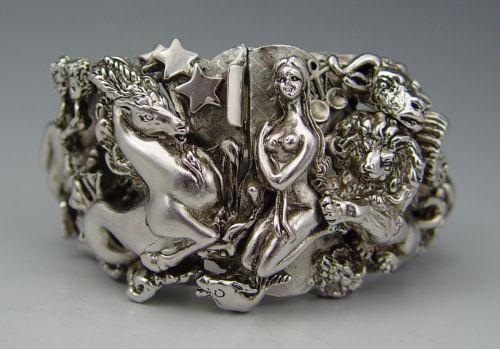 SIGNED TORTOLANI ZODIAC BRACELET: