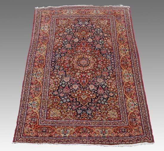 HAND TIED LAVAR KIRMAN CARPET: