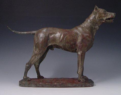 FRENCH BRONZE OF A PRESA CANARIO b99dd