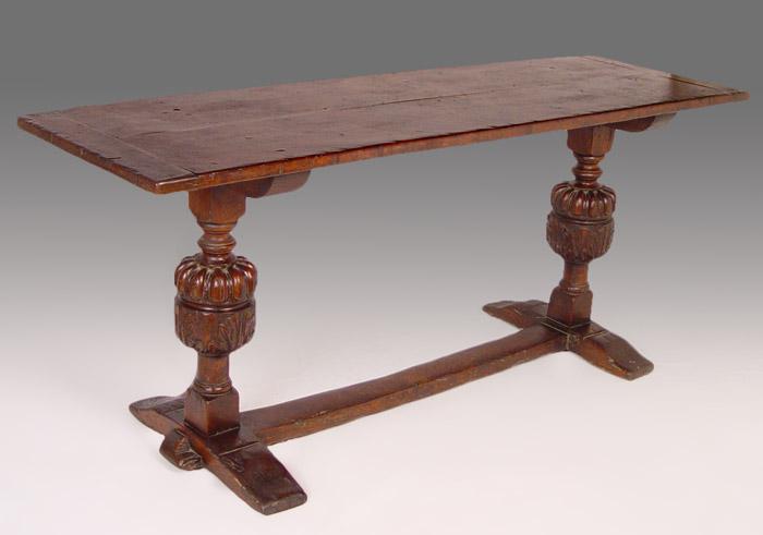 EARLY ELIZABETHAN REFECTORY TABLE:
