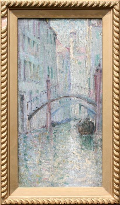 IMPRESSIONIST VENETIAN CANAL SCENE  b99fd