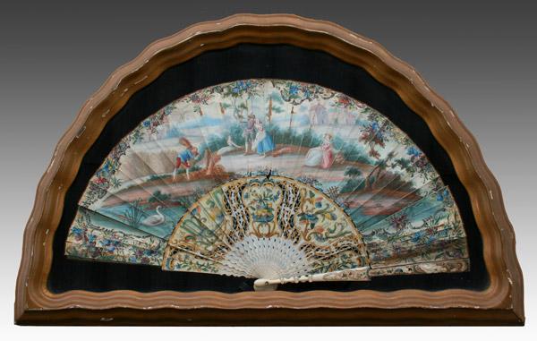 HAND PAINTED ITALIAN FAN Fan is b9a1d