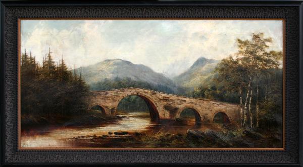 SCOTTISH HIGHLAND LANDSCAPE WITH