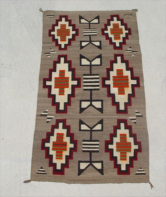 SOUTHWEST NAVAJO RUG: Geometric