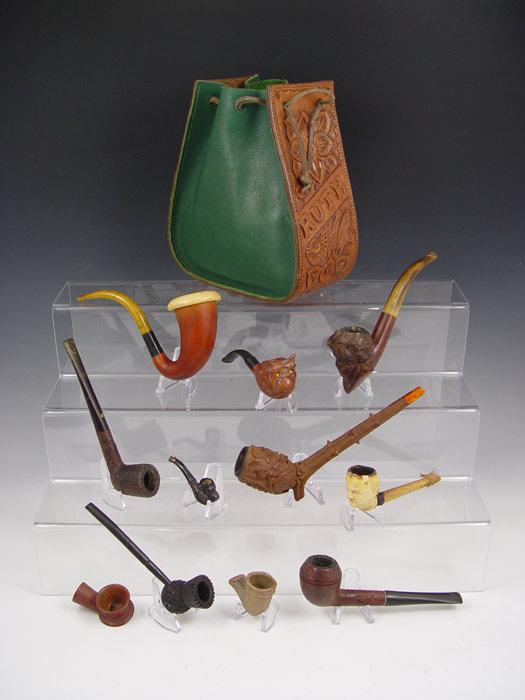 COLLECTION OF 11 VINTAGE PIPES: