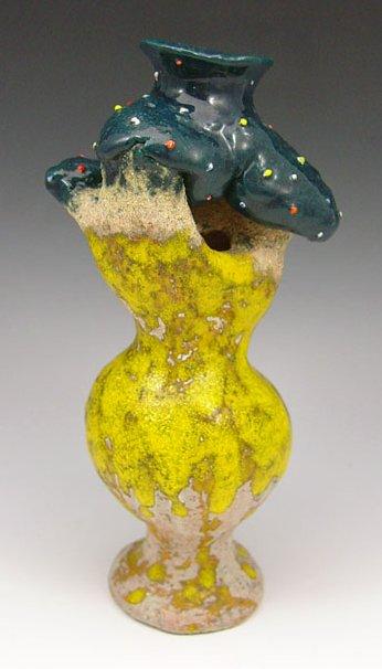 KATHY BUTTERLY SIGNED POTTERY FIGURE  b9d62