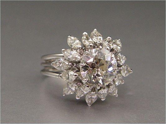 SHOW STOPPING 3 11 CT DIAMOND RING  b9d66