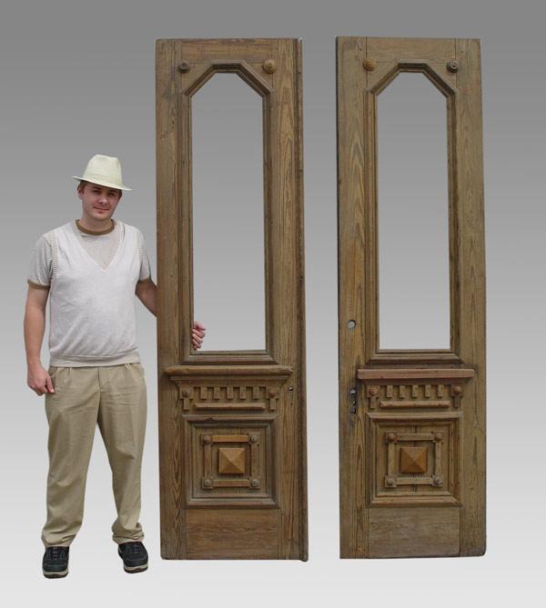 PAIR OF 8 FT TALL VICTORIAN ARCHITECTURAL b9dd8