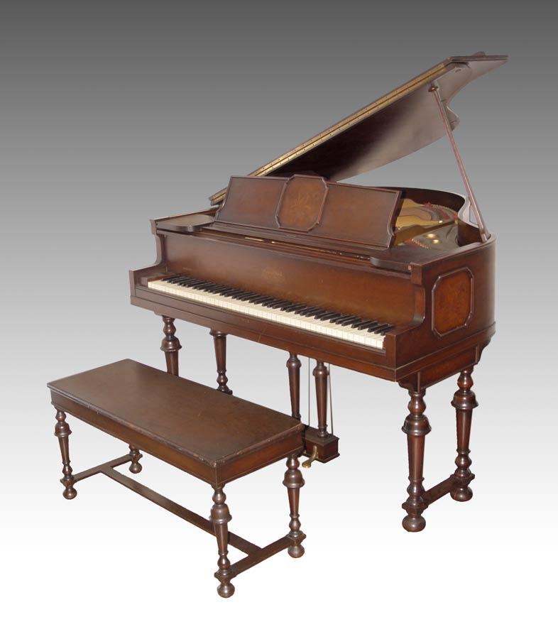 C 1900 GEORGE STECK ROSEWOOD BABY b9df6