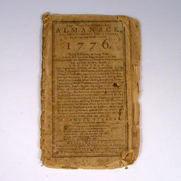 1776 ALMANAC OF THE BATTLE OF LEXINGTON  b9e33