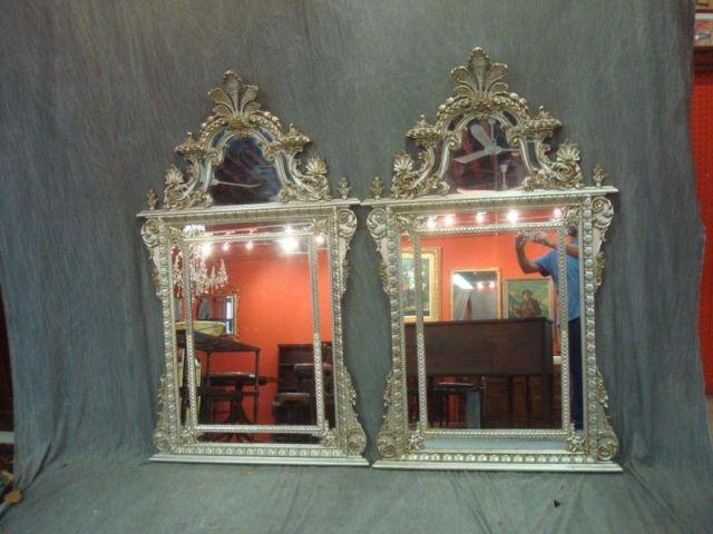 Pair of Elaborately Carved Antique baddc