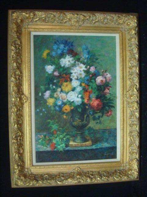 Oil on Canvas of Floral Still Life badf8