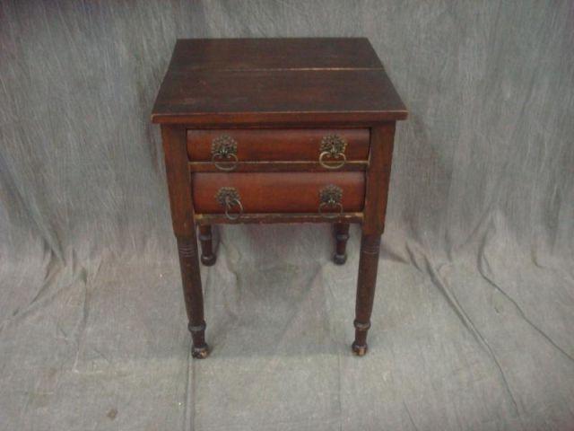 Empire 2 Drawer End Table. From