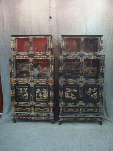 Pair of Asian Chinoiserie Decorated bae22