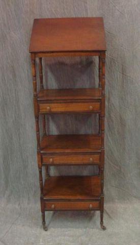 3 Drawer Lift Top Etagere with