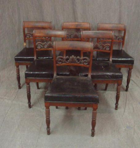 Set of 6 Regency Dining Chairs.