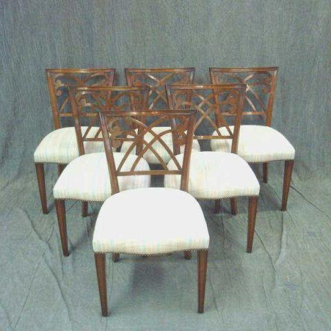 6 Mahogany Neoclassical Style Dining bae50