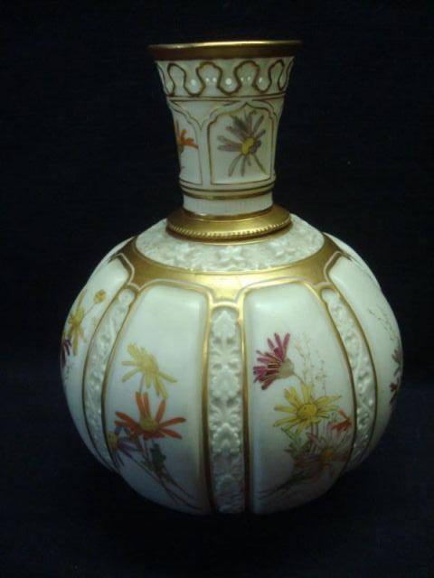 Royal Worcester Porcelain Vase. From