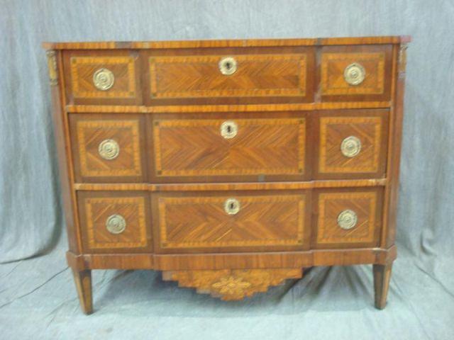 18th Cent 3 Drawer Inlaid French bae6d