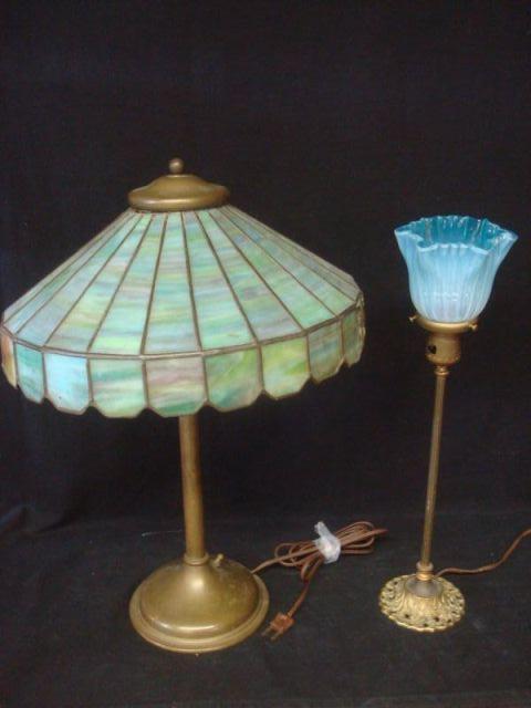 Two Lamps. 1-Tiffany style lamp