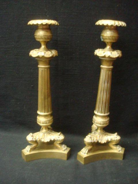 Pair of Gilt Bronze French Neoclassical