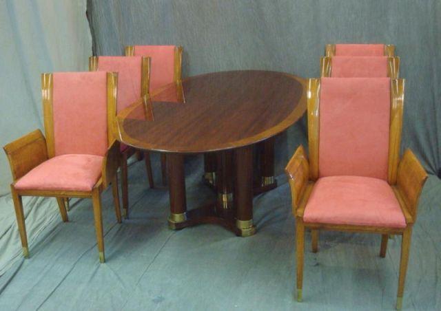 HENREDON Dining Table & 6 Chairs.