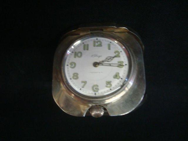 Sterling Silver TIFFANY Clock with Monogram.