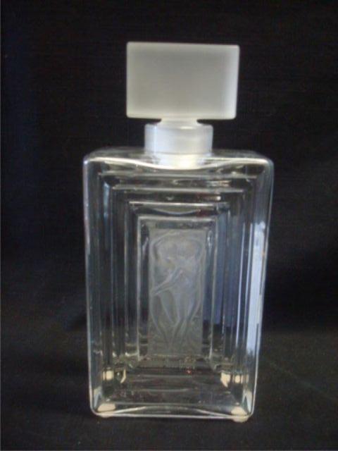 Signed LALIQUE France. Perfume