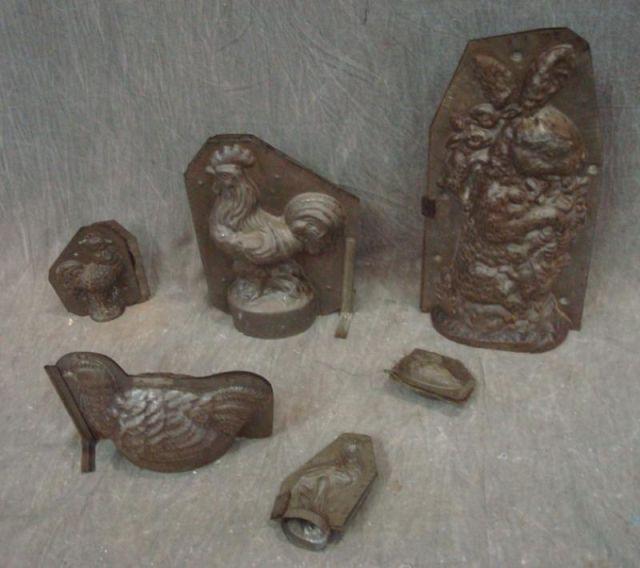 Molds. Approx 6 Pieces. Assorted molds