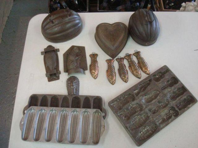 Molds. Approx 14 Pieces. From an