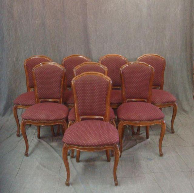 Set of 8 Louis XV Style Chairs.