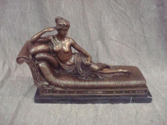 Bronze Reclining Female Nude on baf2d