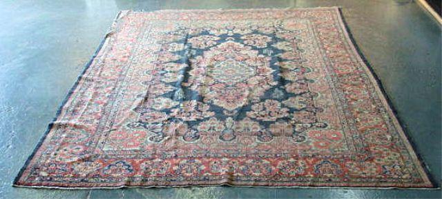 Large Handmade Sarouk Style Carpet  bac4a