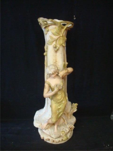 Royal Dux Large Vase. As is-old
