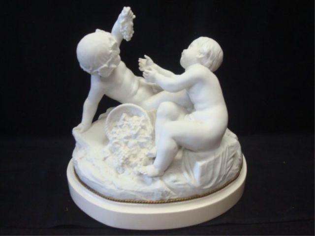 Bisque figural grouping of children bac8d