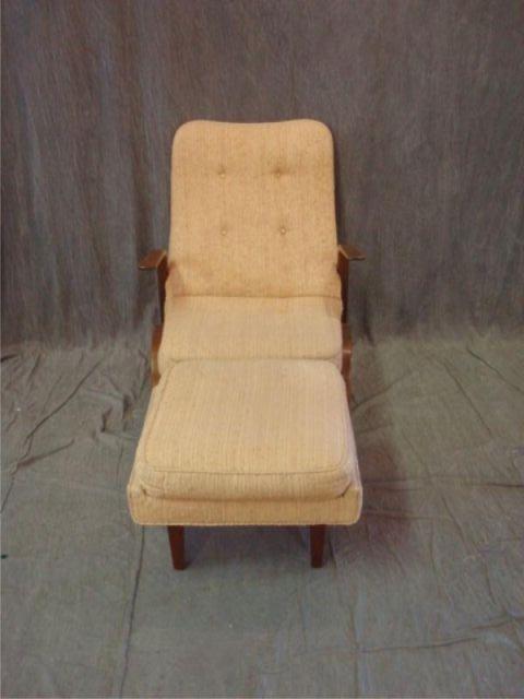 Midcentury Upholstered Chair and bac98