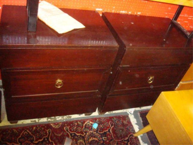 Pair of Possibly Gibbings Chests.