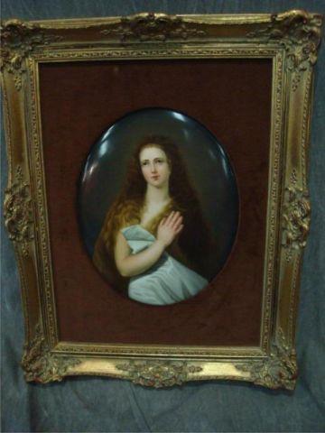 KPM Porcelain Plaque of Pretty bacb6