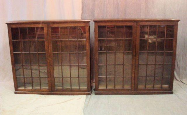 Pair of 19th Cent Oak Bookcases  bacd7