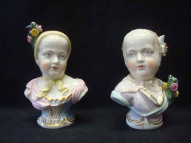 Pair of Porcelain Busts Possibly bacf0