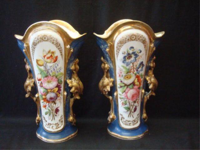 Pair of Old Paris Style Porcelain bacf1