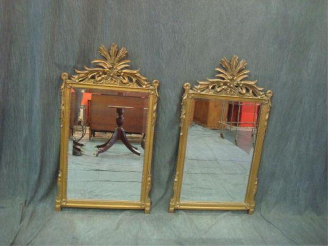 Pair of Giltwood Mirrors From bacfc