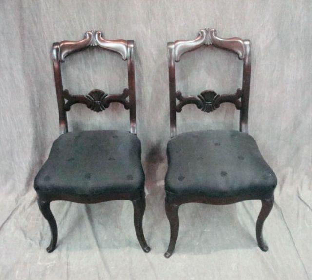 Pair of Victorian Upholstered Chairs bacfe