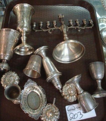 Assorted Lot of Silver Incl Judaica  bad0b