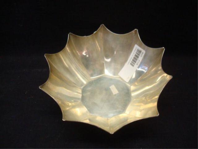 TIFFANY Sterling Fluted Bowl. From