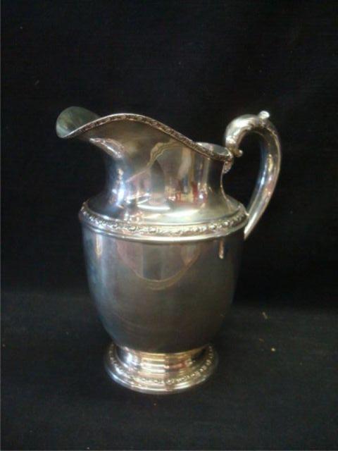 Sterling Pitcher Signed Whiting. From