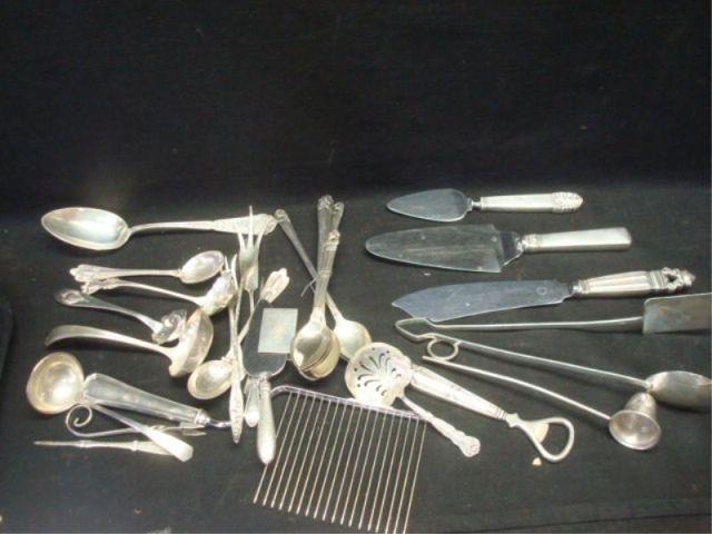 Sterling. Lot of Assorted Flatware and