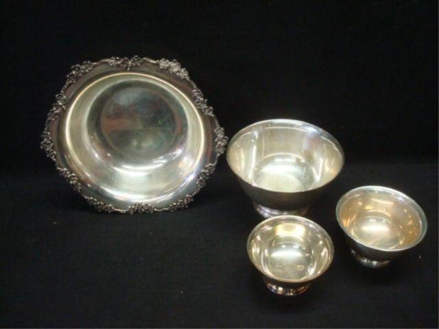 Sterling. 4 Bowls. From a New Rochelle